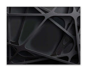 3D Black Canvas Wall Art Print 48x36-Wall Art-DECOROLALA