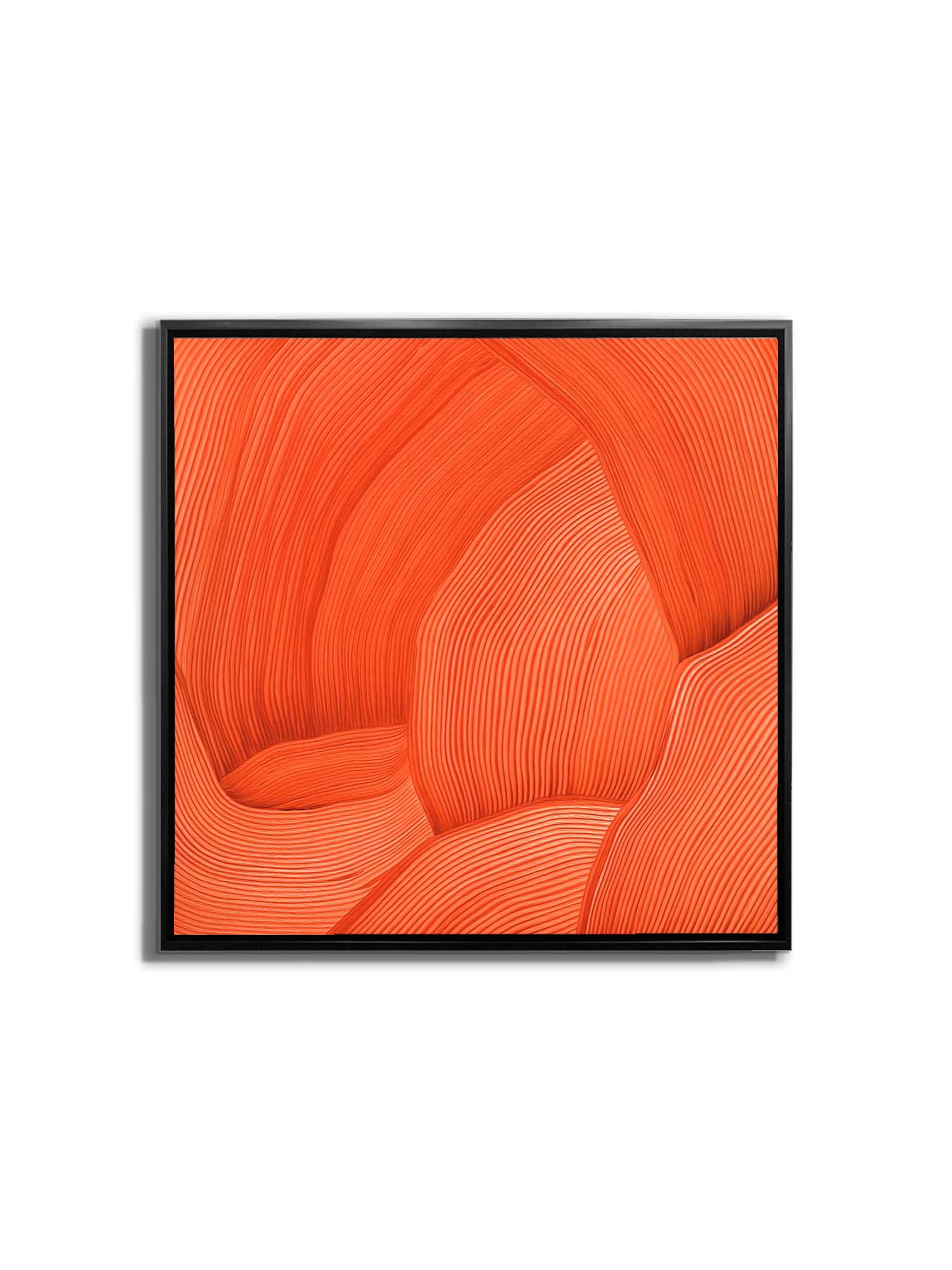 3D Line Drawing 36x36 Canvas Gold Finish-Canvas Print-DECOROLALA
