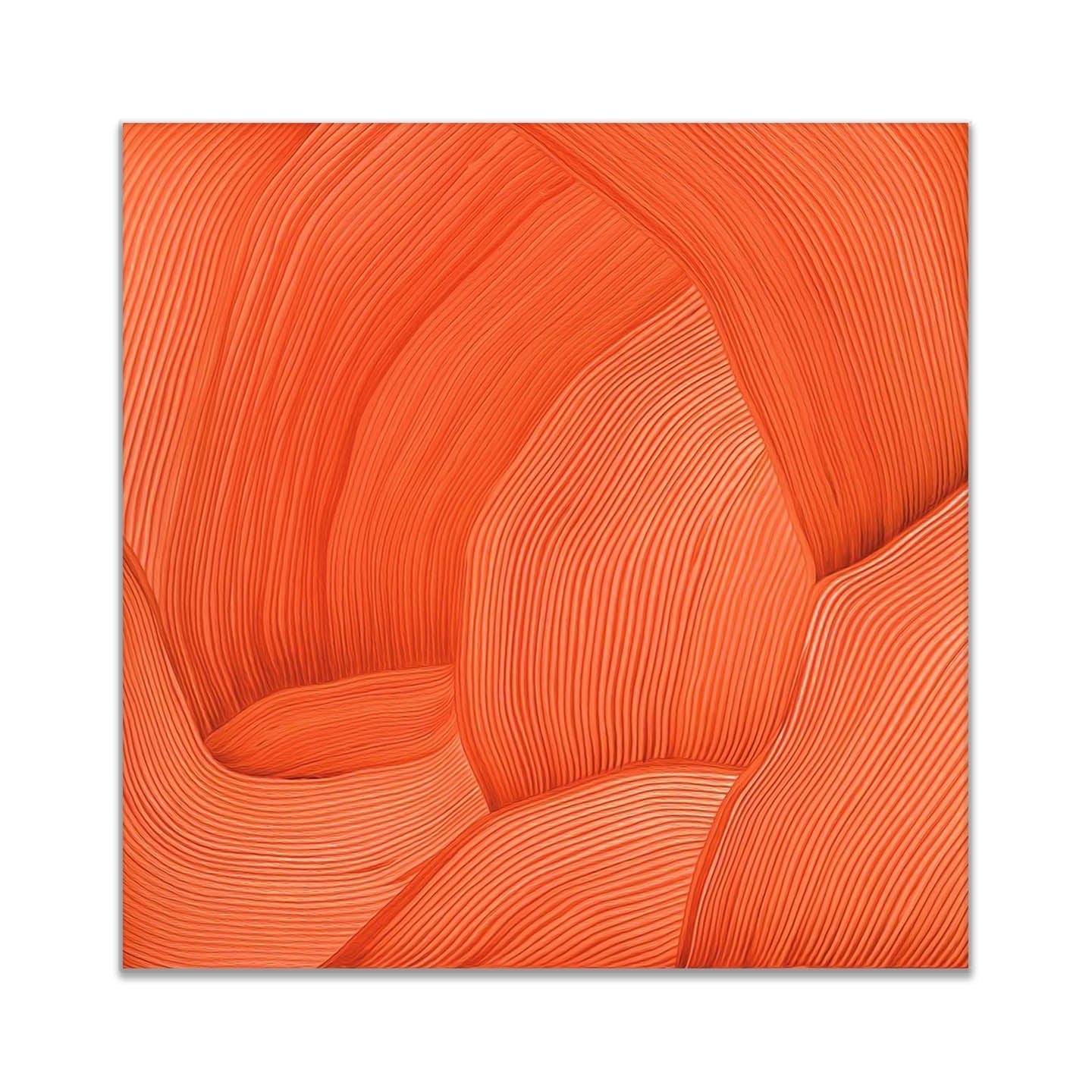 3D Line Drawing 36x36 Canvas Gold Finish-Canvas Print-DECOROLALA