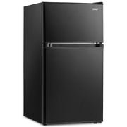3.2 Cu. Ft Compact Mini Fridge with 5 Temperature Settings-Black-Refrigerators-DECOROLALA