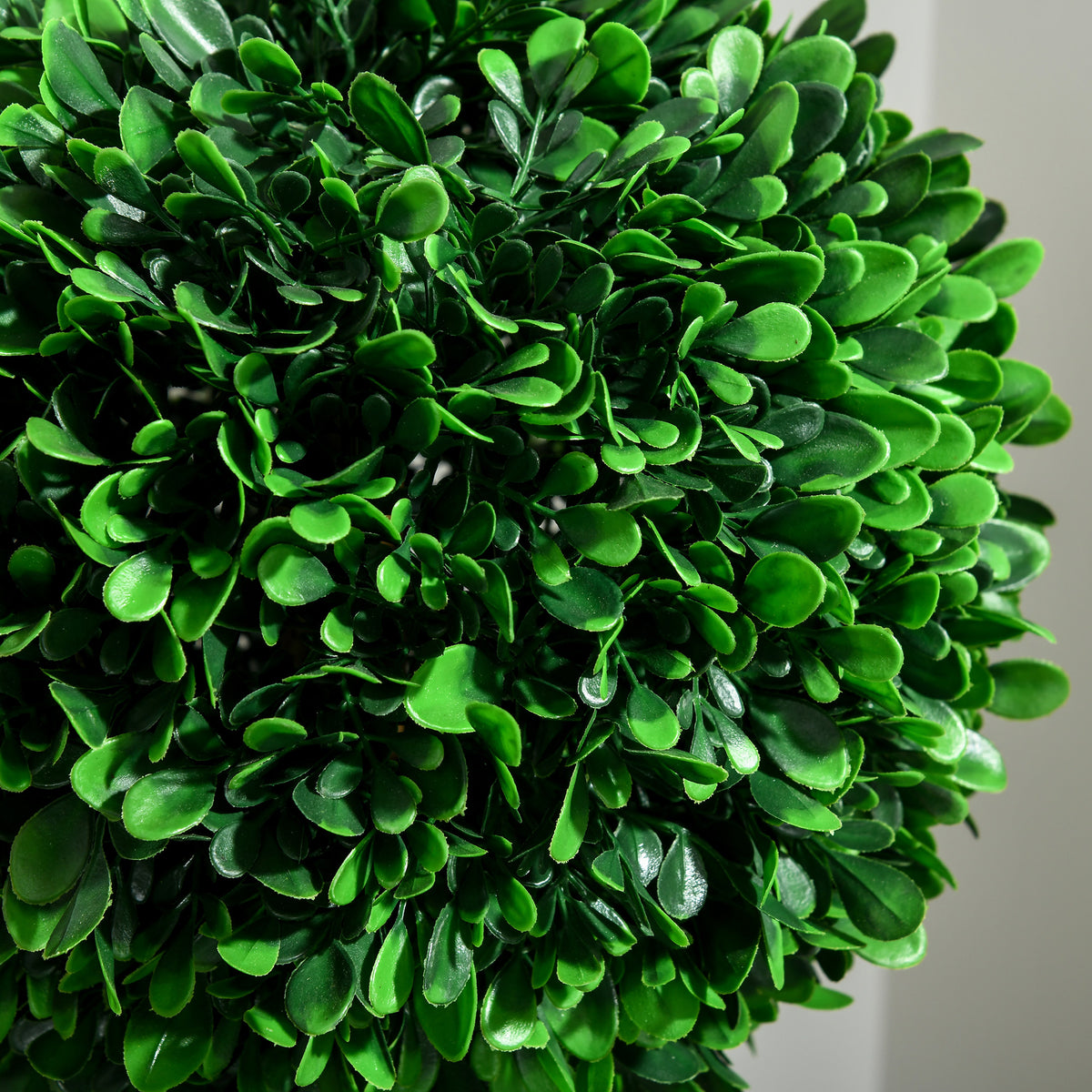 3ft Artificial Tree, Triple Ball Boxwood Topiary with Pot and Sandalwood Leaves, for Indoor Outdoor Home-Artificial Trees-DECOROLALA