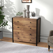 4-Drawer Dresser - Oak Wooden Chest (min order qty 2)-Dressers & Chests-DECOROLALA