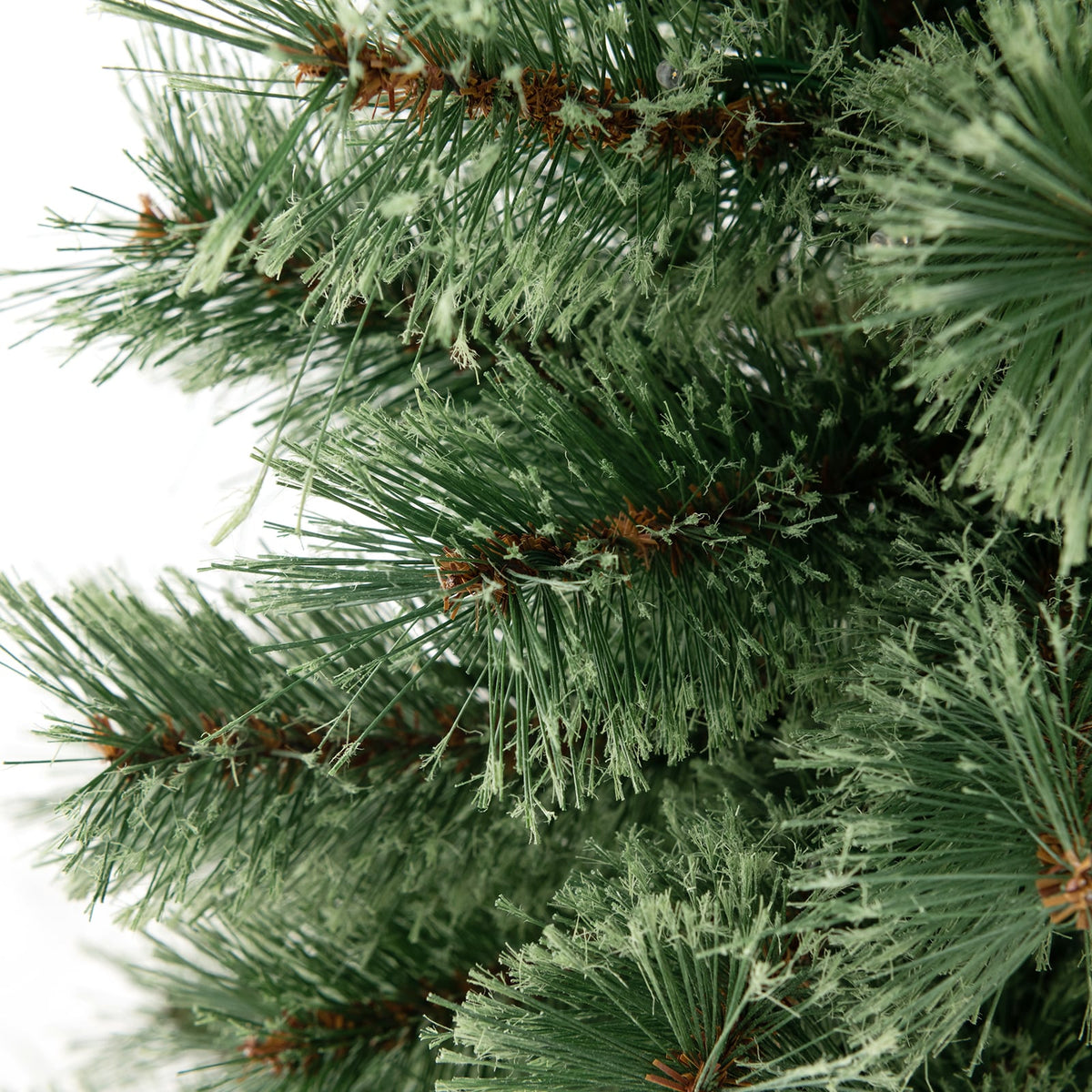 4 Feet Pre-Lit Potted Christmas Tree Pine Needles-Christmas Trees-DECOROLALA