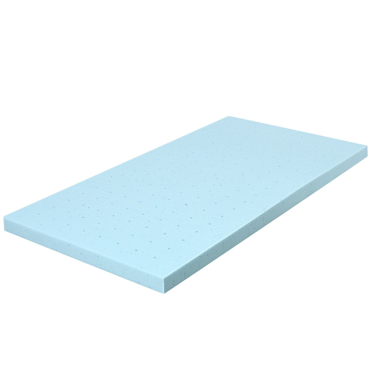 4 Inch Gel Injection Memory Foam Mattress Top Ventilated Mattress Double Bed-Twin Size-Mattresses-DECOROLALA