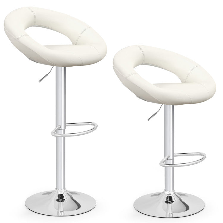 4-Piece Kitchen & Dining Bundle: Modern Velvet Accent Chair (Set of 2) + Height Adjustable Bar Stools (Set of 2)-Kitchen & Dining Furniture-DECOROLALA