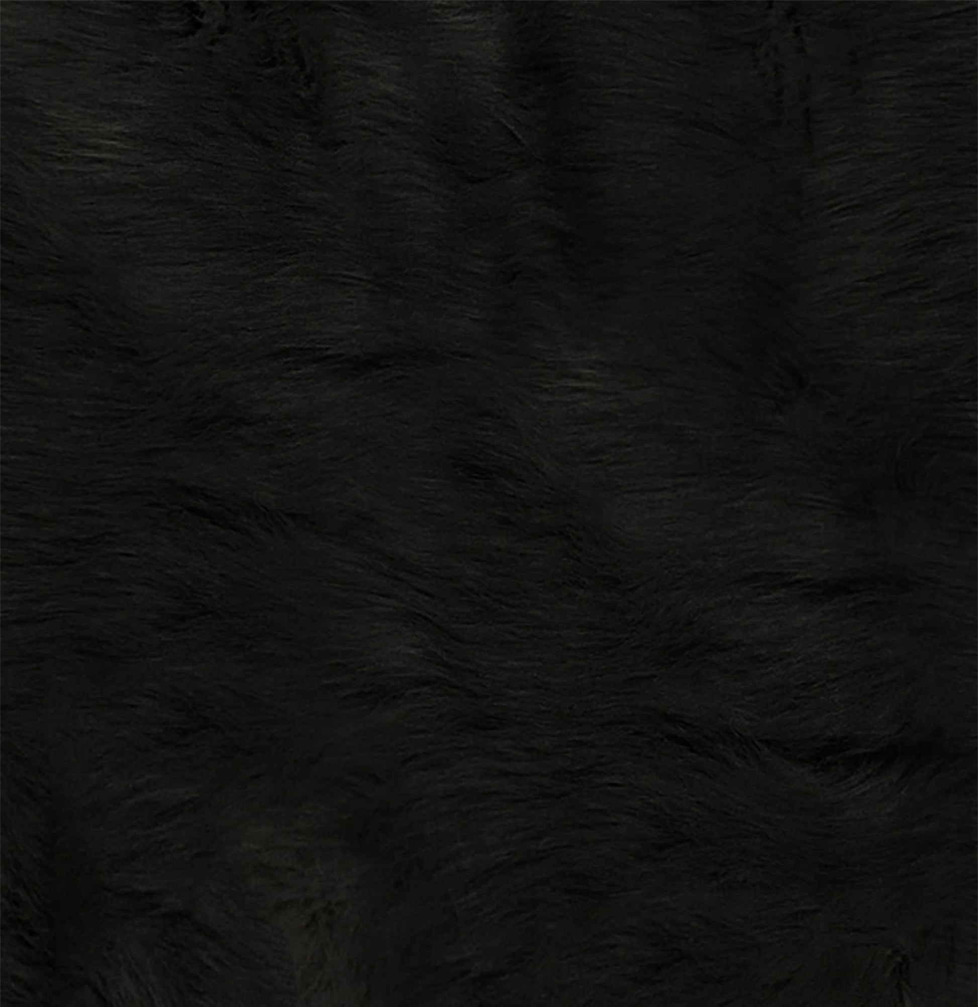 4' X 5' Black Faux Cowhide Washable Area Rug-Area Rugs-DECOROLALA