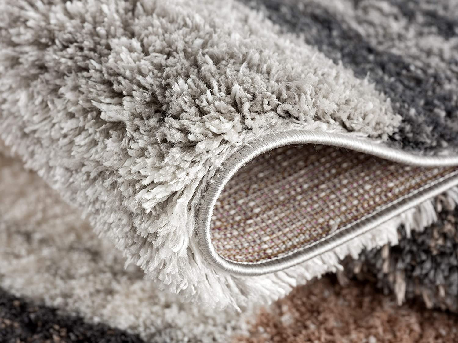 4' X 6' Beige Modern Blocks Area Rug-Area Rugs-DECOROLALA