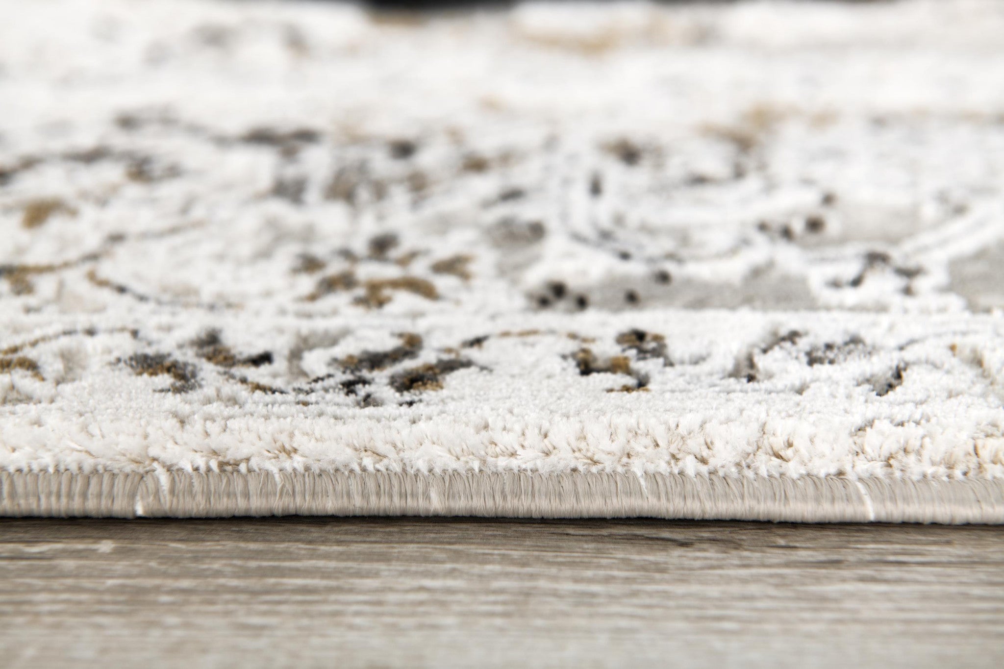 4' X 6' Beige Oriental Area Rug-Area Rugs-DECOROLALA