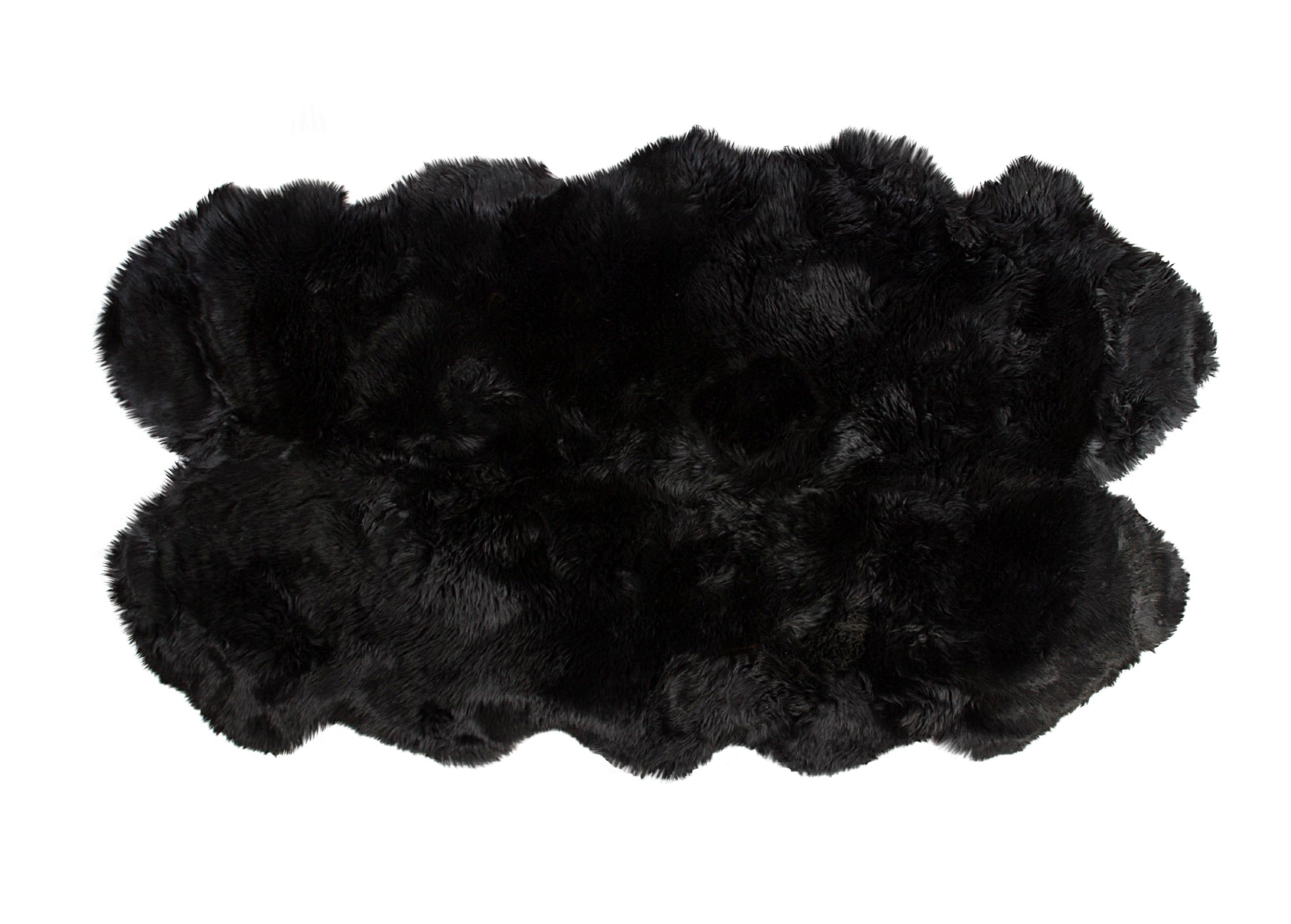 4' X 6' Chocolate Genuine Sheepskin Area Rug-Area Rugs-DECOROLALA