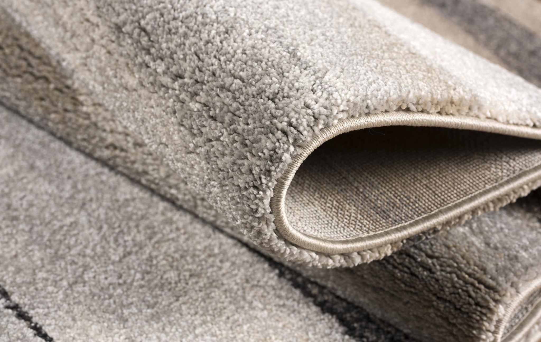 4' X 6' Cream and Tan Abstract Marble Area Rug-Area Rugs-DECOROLALA