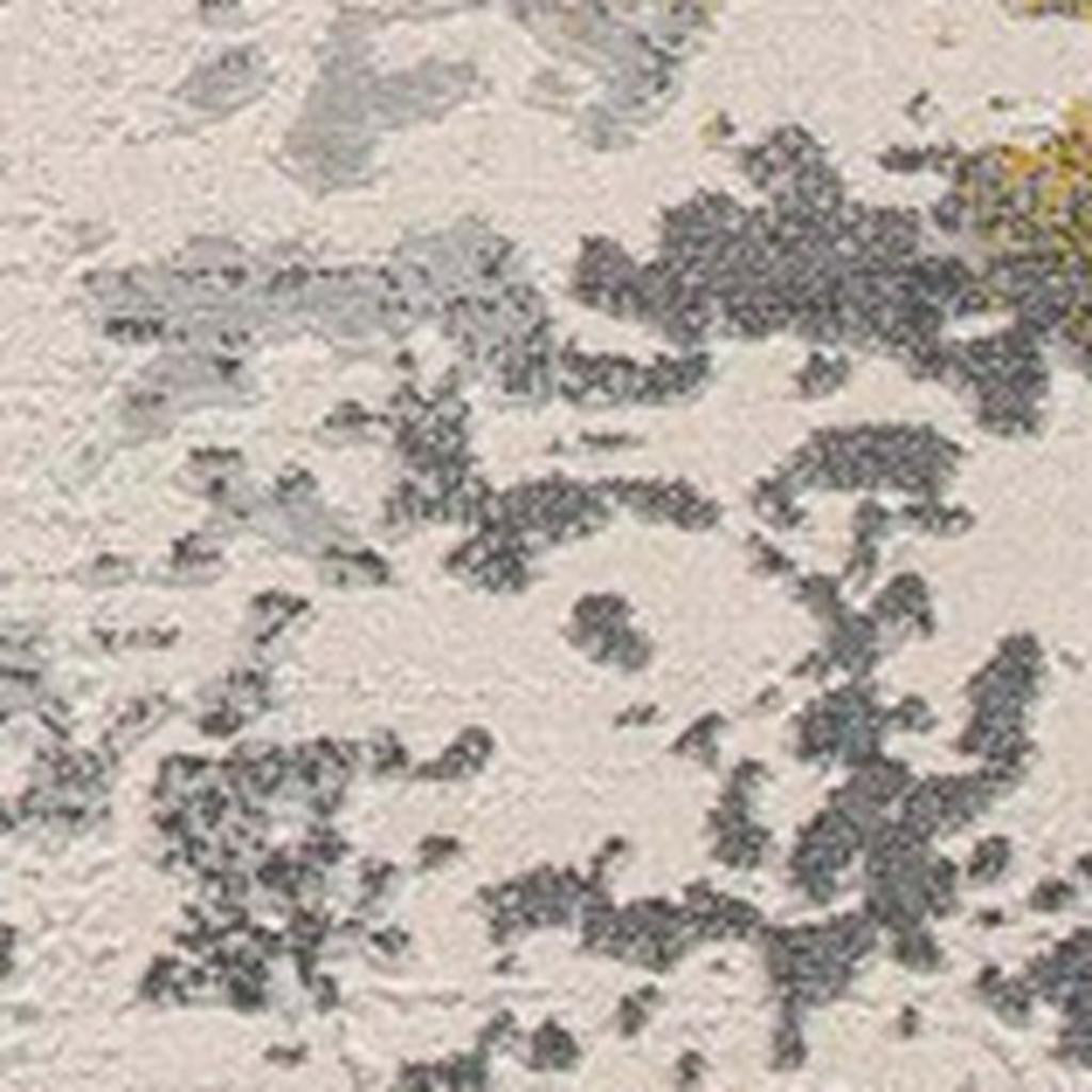 4' X 6' Gold Abstract Dhurrie Area Rug-Area Rugs-DECOROLALA