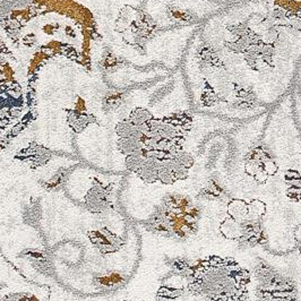 4' X 6' Gray Abstract Patterns Area Rug-Area Rugs-DECOROLALA