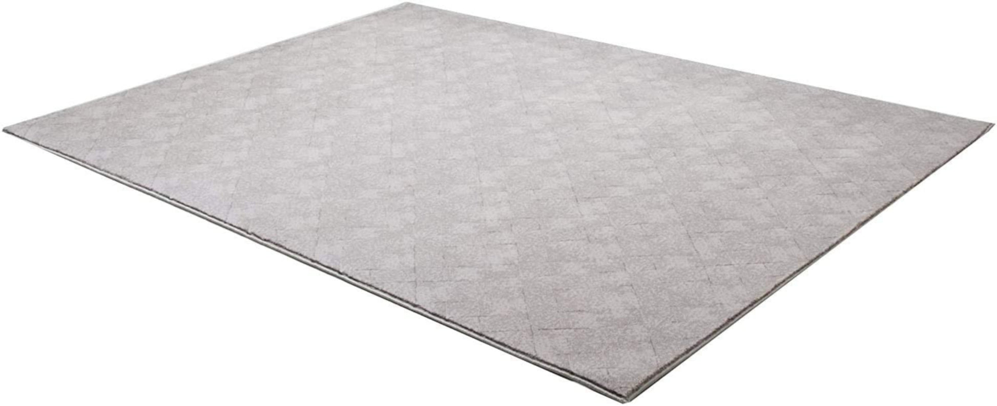 4' X 6' Gray Distressed Diamonds Area Rug-Area Rugs-DECOROLALA