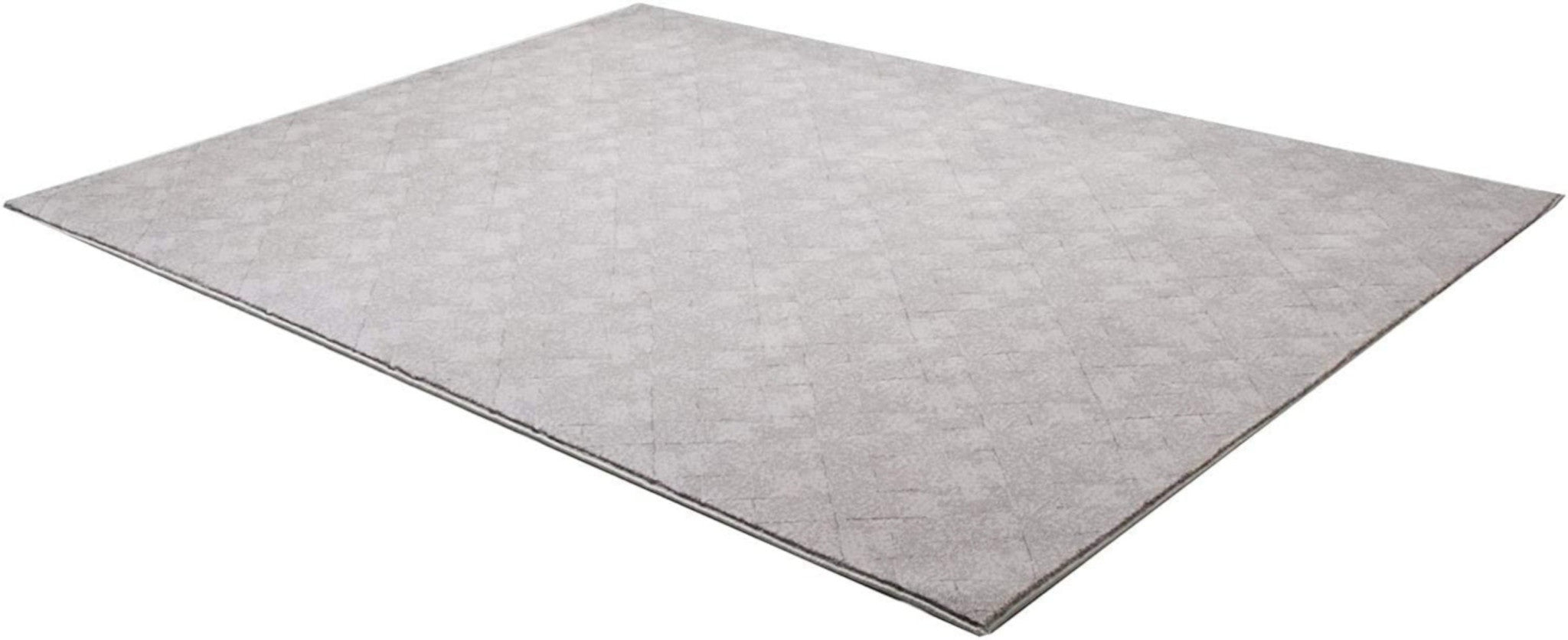 4' X 6' Gray Distressed Diamonds Area Rug-Area Rugs-DECOROLALA