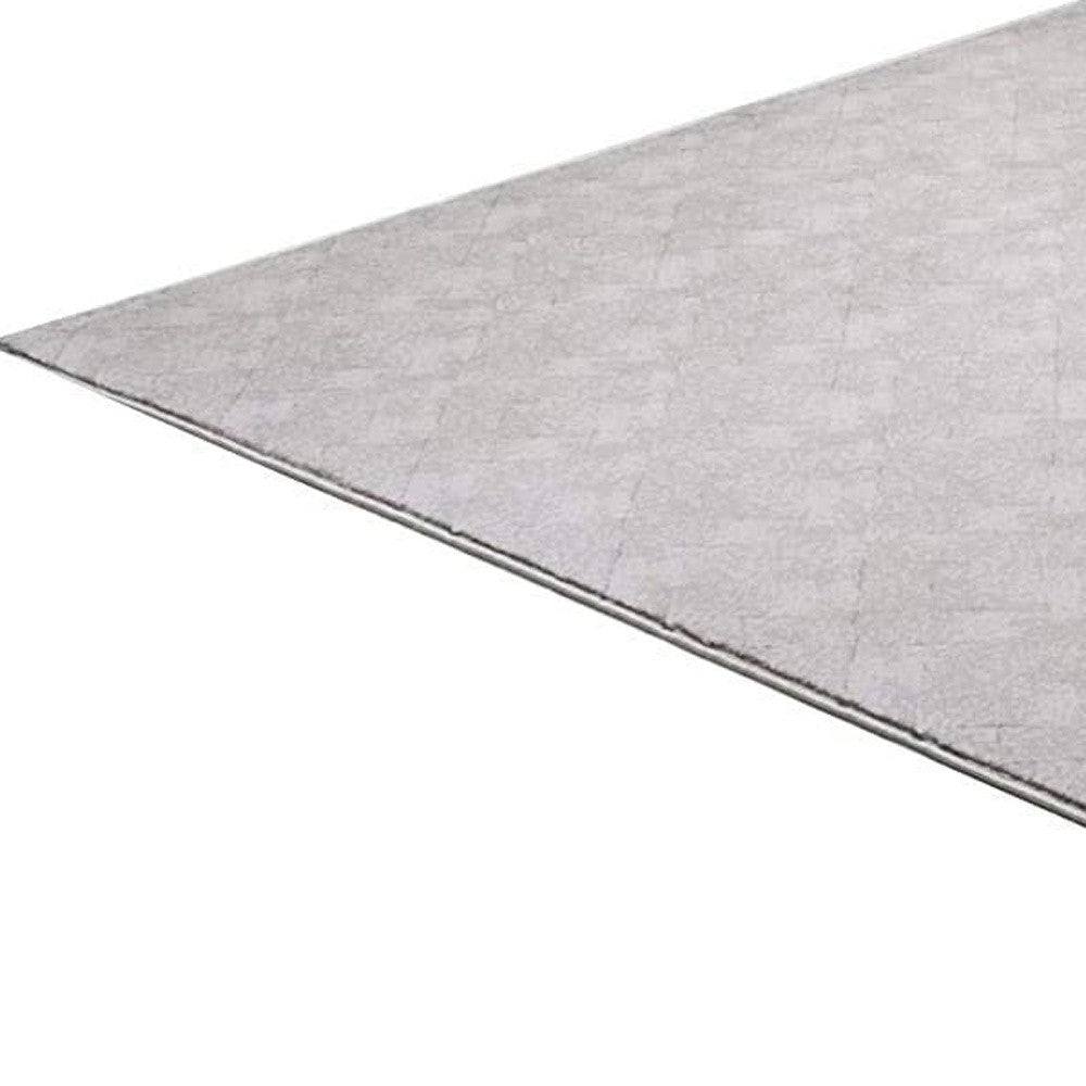 4' X 6' Gray Distressed Diamonds Area Rug-Area Rugs-DECOROLALA