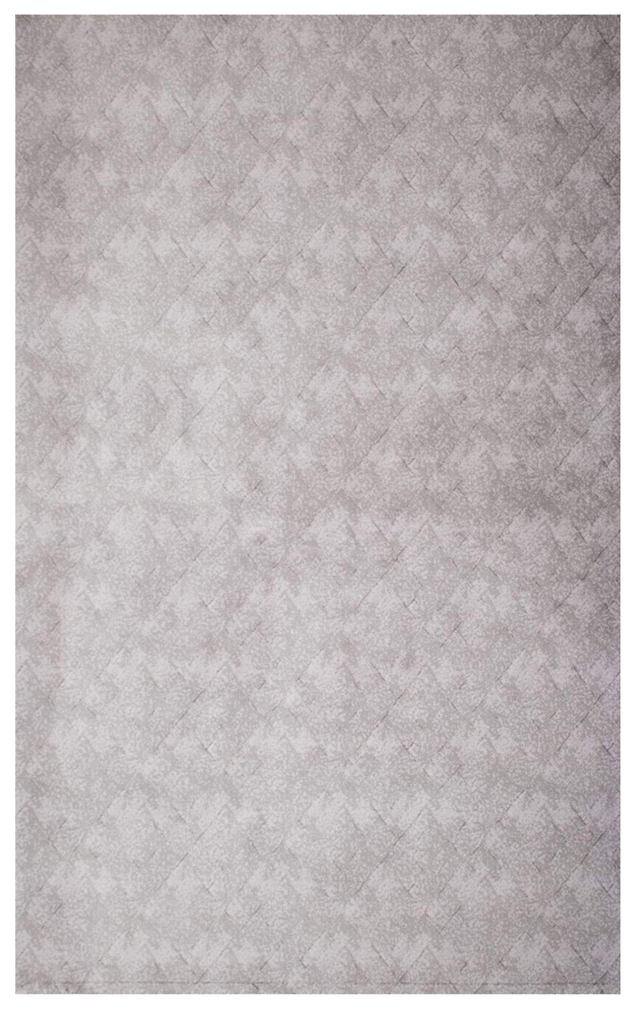 4' X 6' Gray Distressed Diamonds Area Rug-Area Rugs-DECOROLALA