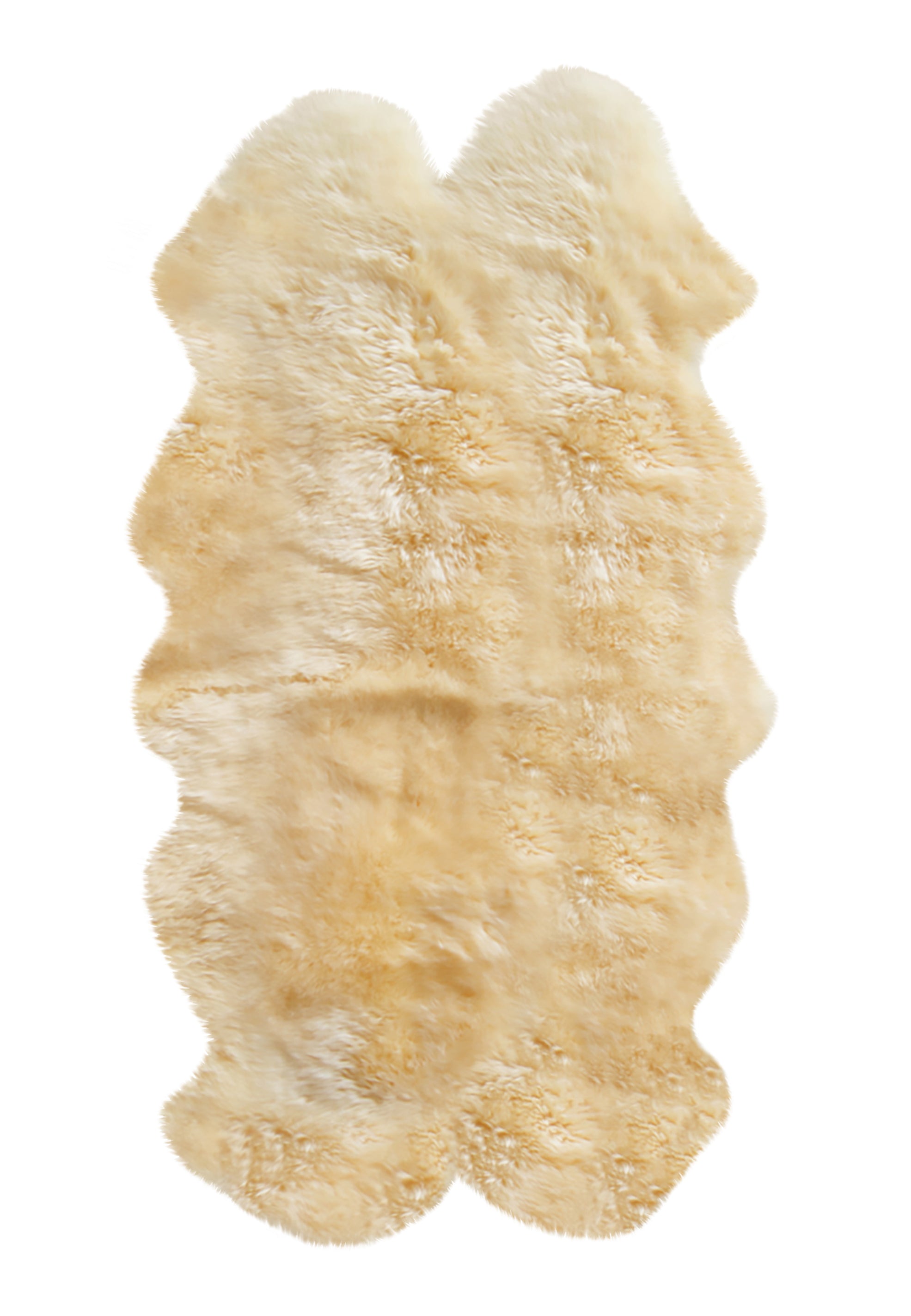 4' X 6' Gray Genuine Sheepskin Handmade Area Rug-Area Rugs-DECOROLALA