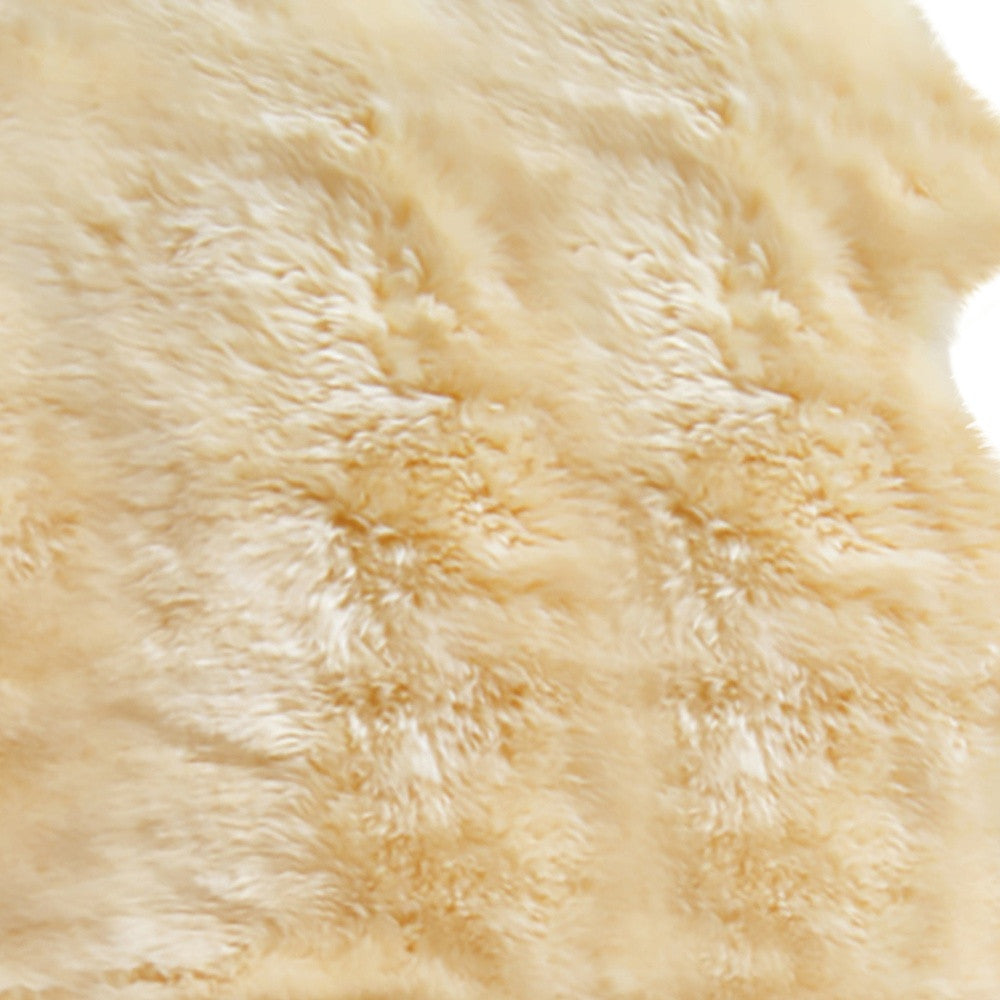 4' X 6' Gray Genuine Sheepskin Handmade Area Rug-Area Rugs-DECOROLALA