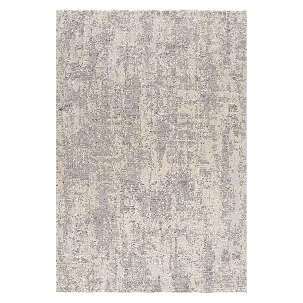 4' X 6' Gray Metro Modern Abstract Area Rug-Area Rugs-DECOROLALA