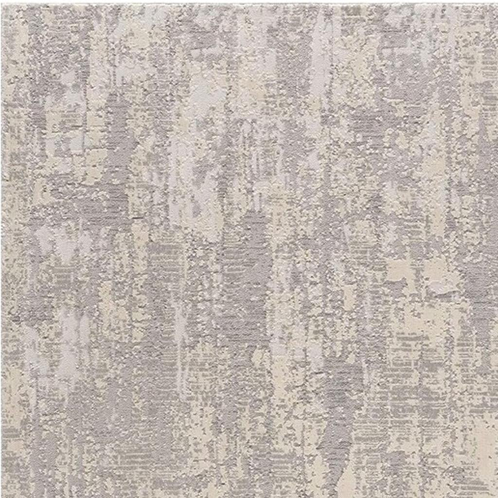 4' X 6' Gray Metro Modern Abstract Area Rug-Area Rugs-DECOROLALA