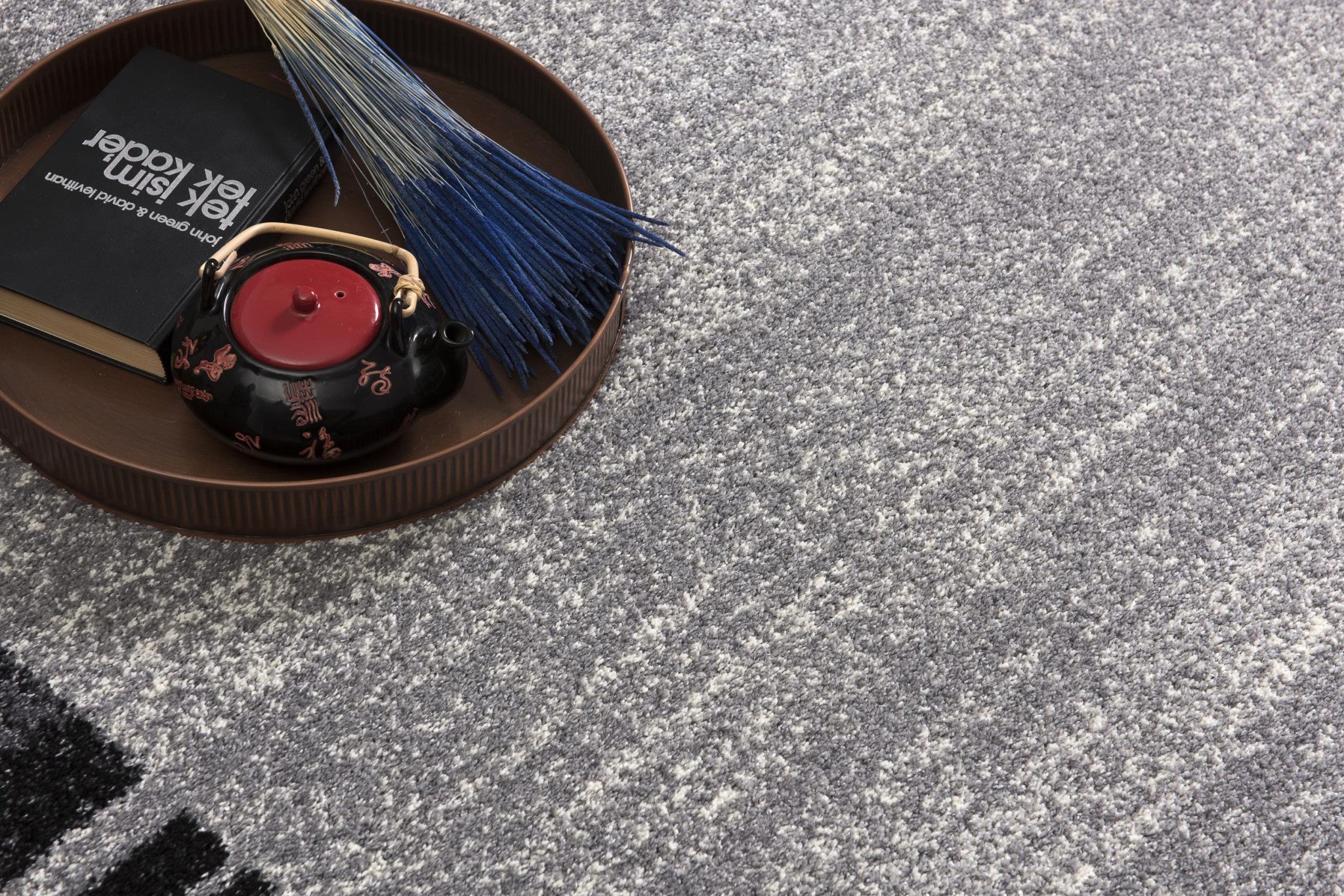 4' X 6' Gray Modern Bordered Area Rug-Area Rugs-DECOROLALA