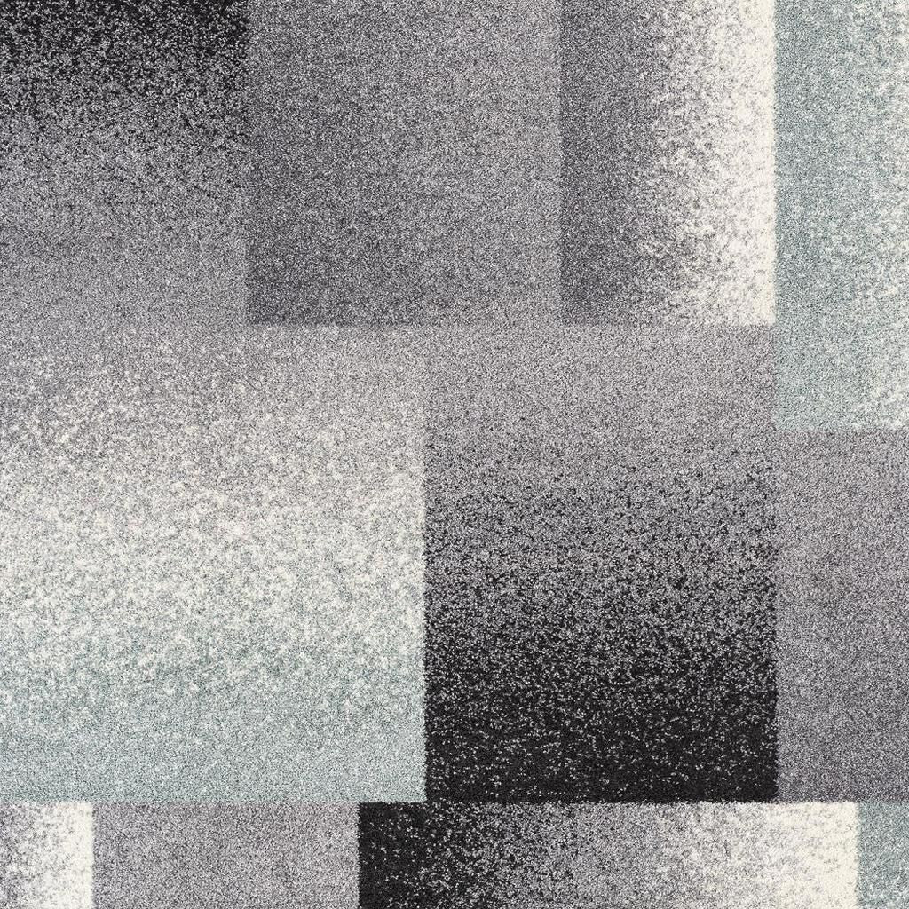 4' X 6' Gray Modern Geometric Area Rug-Area Rugs-DECOROLALA