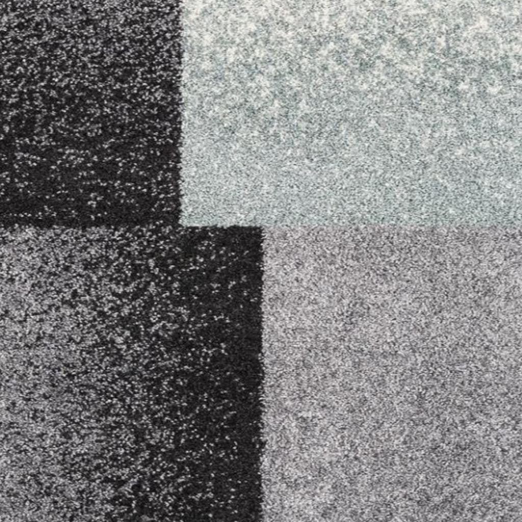 4' X 6' Gray Modern Geometric Area Rug-Area Rugs-DECOROLALA