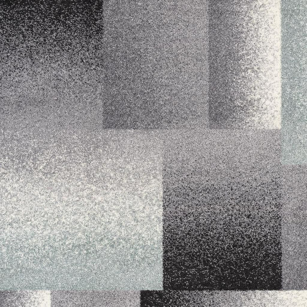 4' X 6' Gray Modern Geometric Area Rug-Area Rugs-DECOROLALA