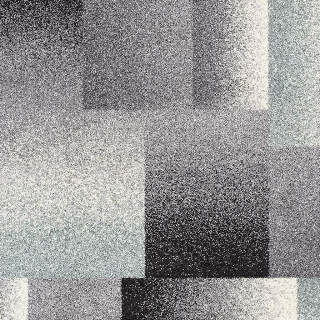 4' X 6' Gray Modern Geometric Area Rug-Area Rugs-DECOROLALA