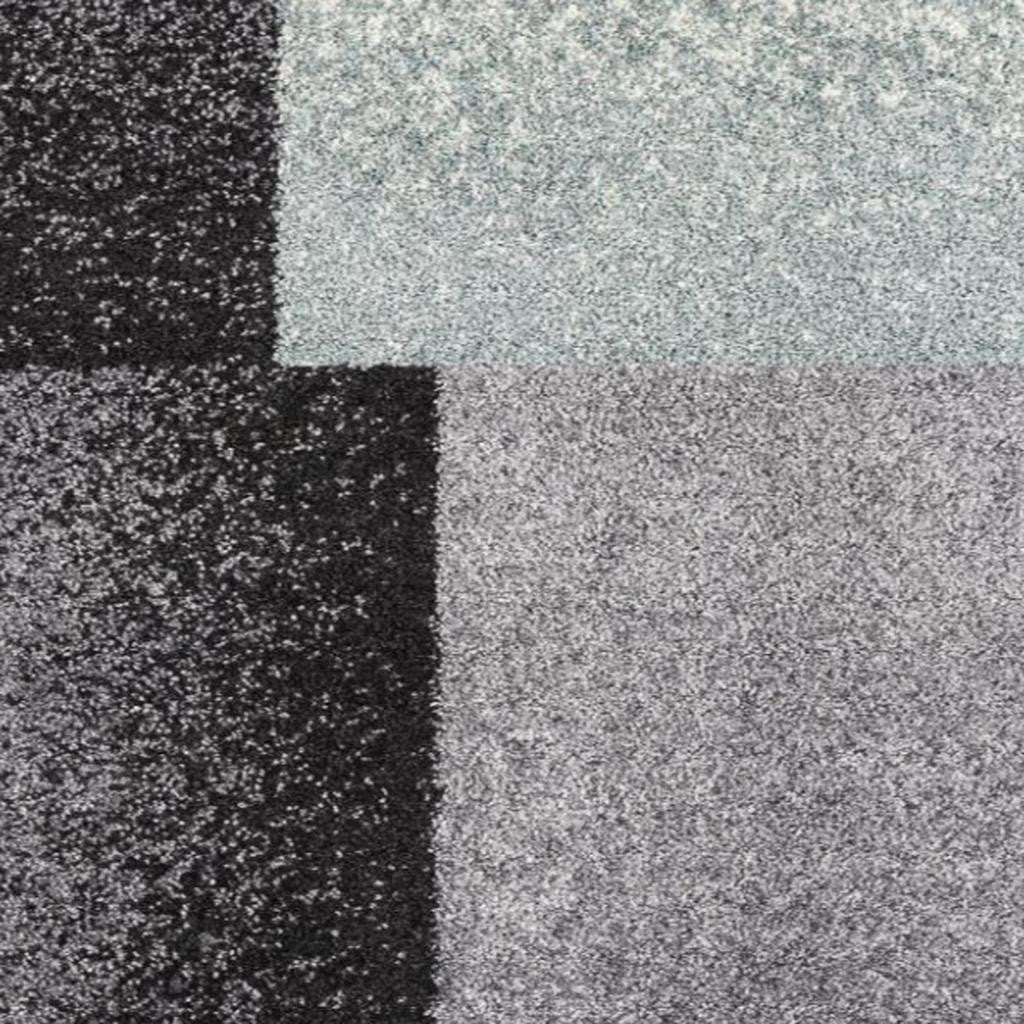 4' X 6' Gray Modern Geometric Area Rug-Area Rugs-DECOROLALA