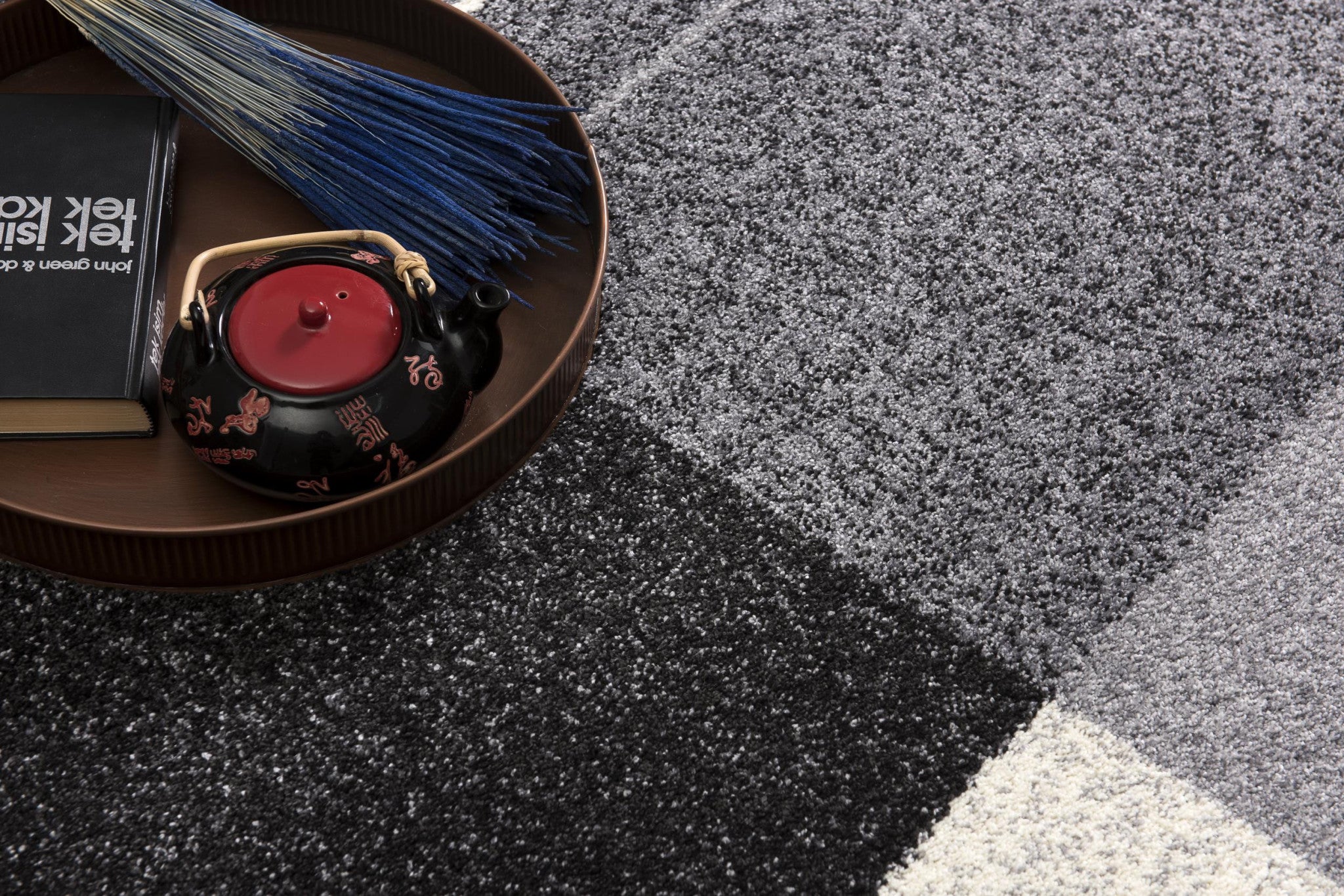 4' X 6' Gray Modern Geometric Area Rug-Area Rugs-DECOROLALA