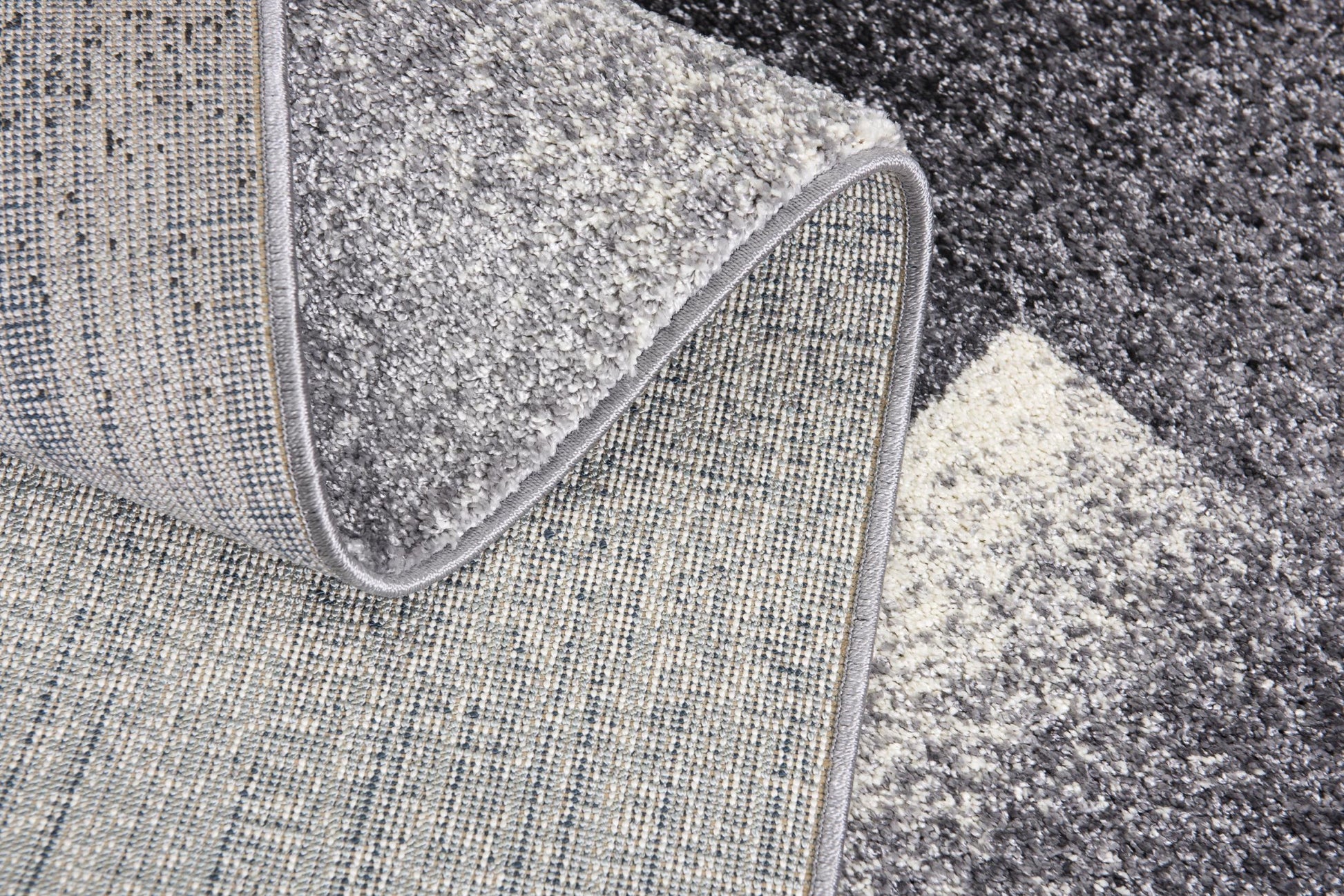 4' X 6' Gray Modern Geometric Area Rug-Area Rugs-DECOROLALA