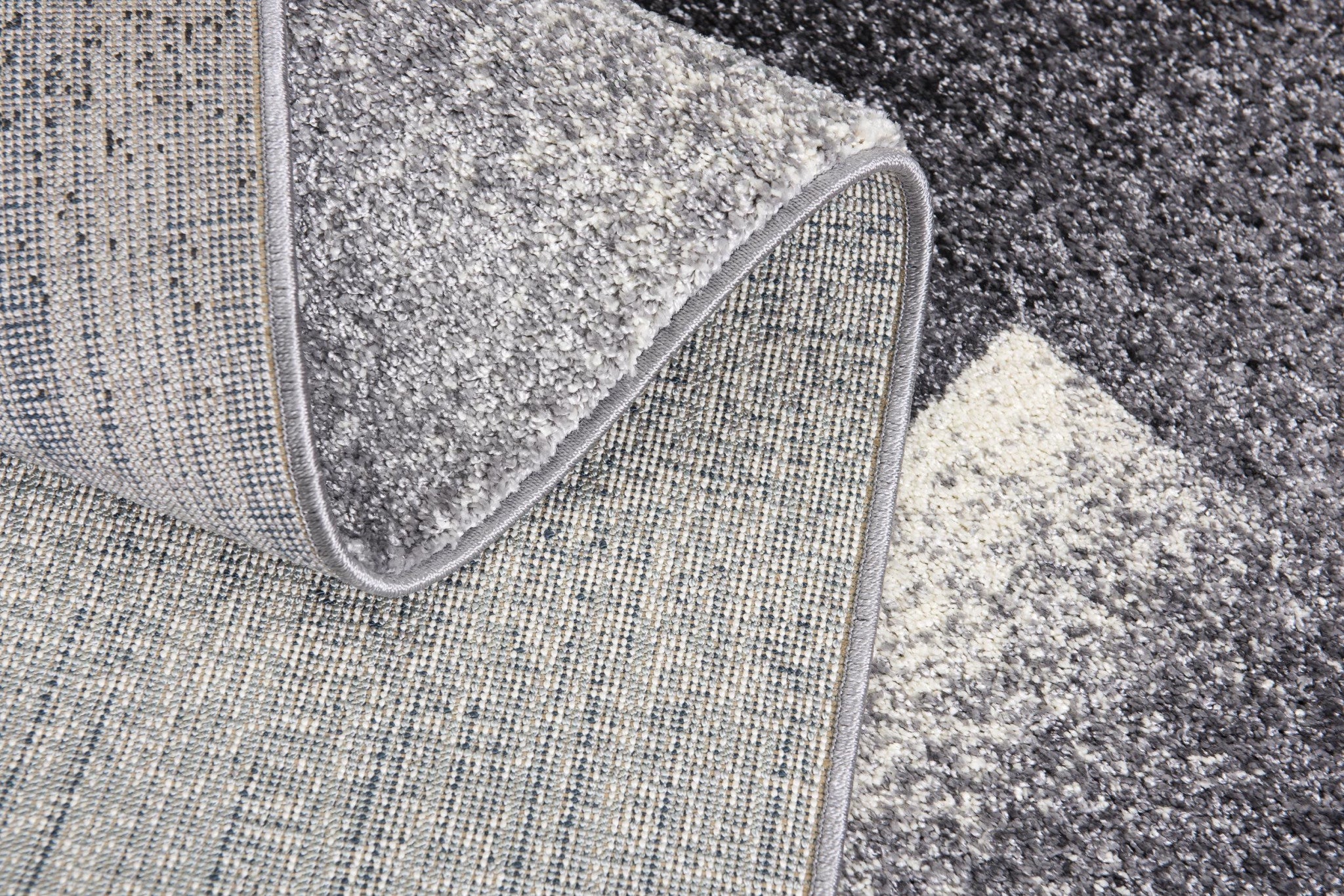 4' X 6' Gray Modern Geometric Area Rug-Area Rugs-DECOROLALA