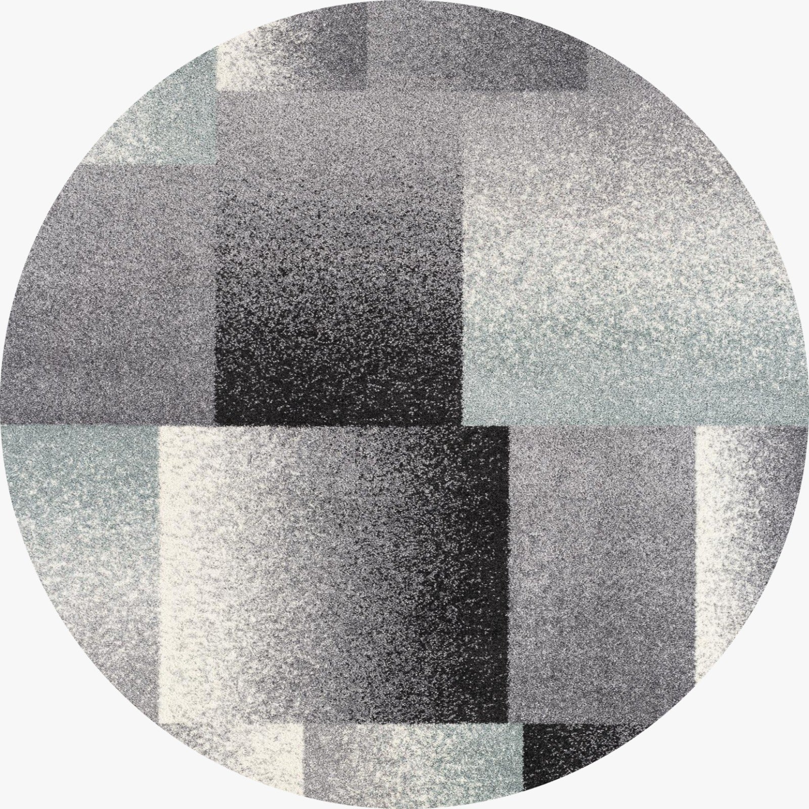 4' X 6' Gray Modern Geometric Area Rug-Area Rugs-DECOROLALA