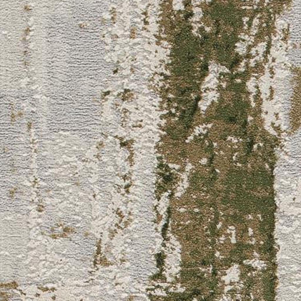 4' X 6' Green Abstract Dhurrie Area Rug-Area Rugs-DECOROLALA