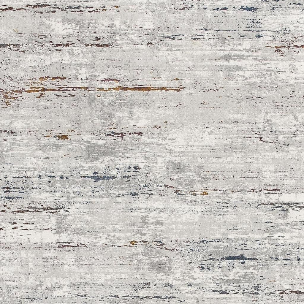 4' X 6' Grey Abstract Area Rug-Area Rugs-DECOROLALA