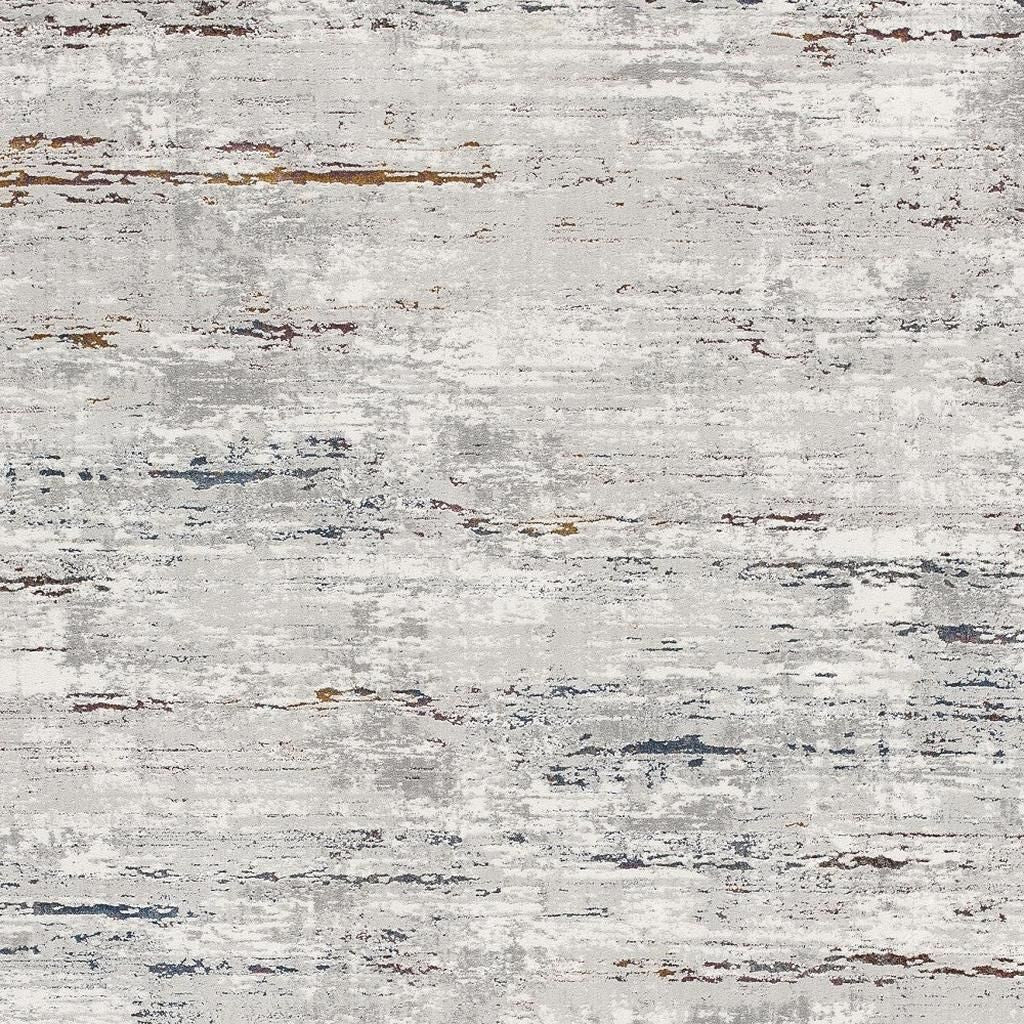4' X 6' Grey Abstract Area Rug-Area Rugs-DECOROLALA