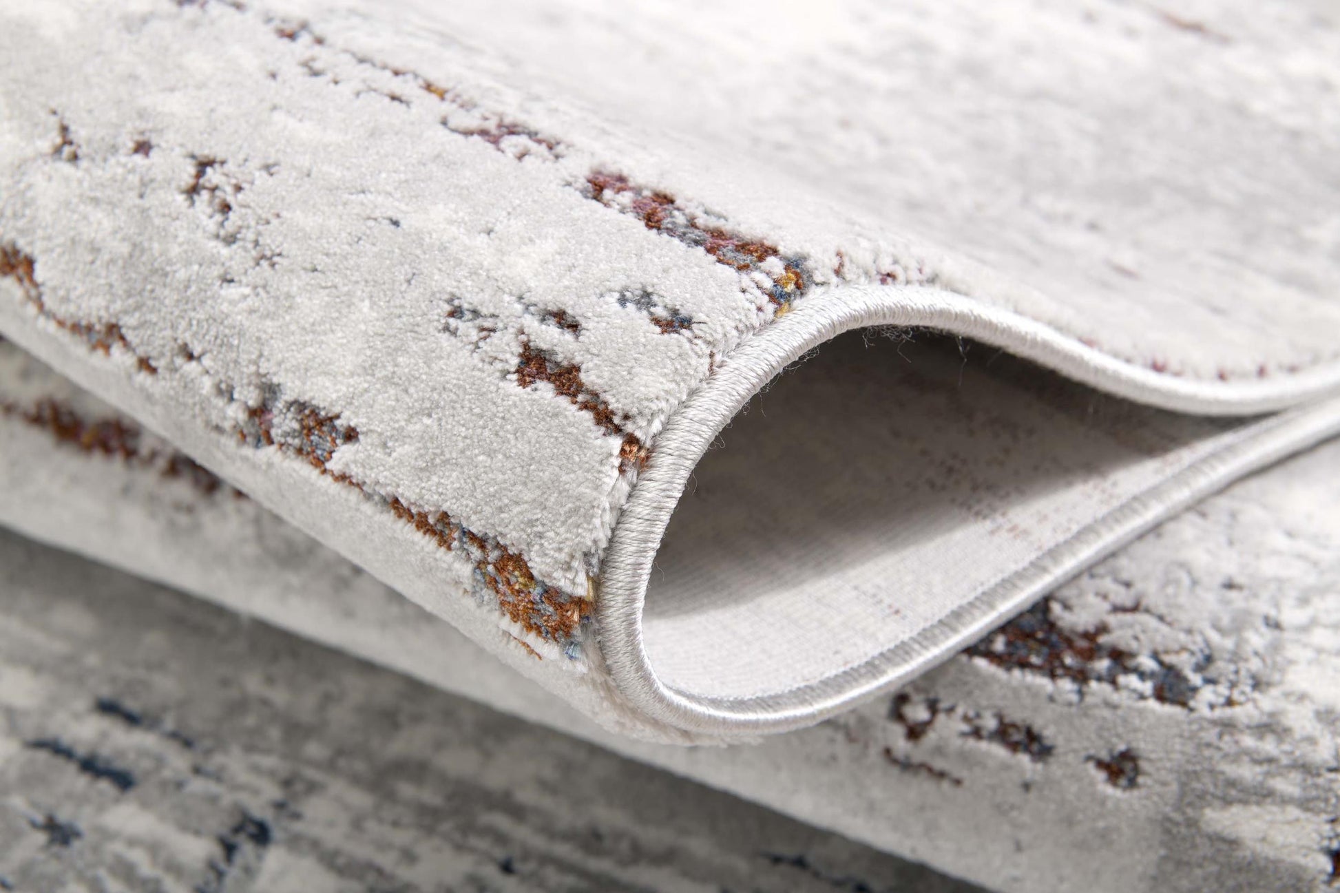 4' X 6' Grey Abstract Area Rug-Area Rugs-DECOROLALA