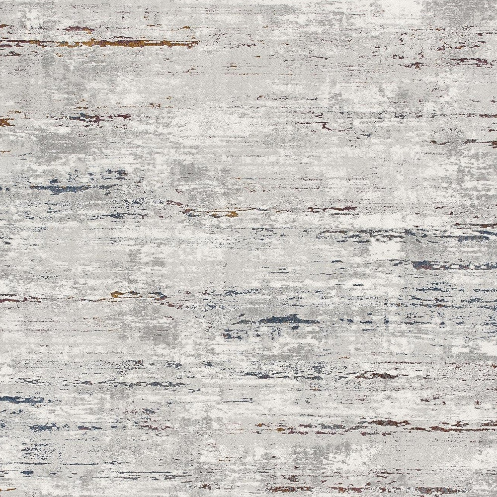 4' X 6' Grey Abstract Area Rug-Area Rugs-DECOROLALA