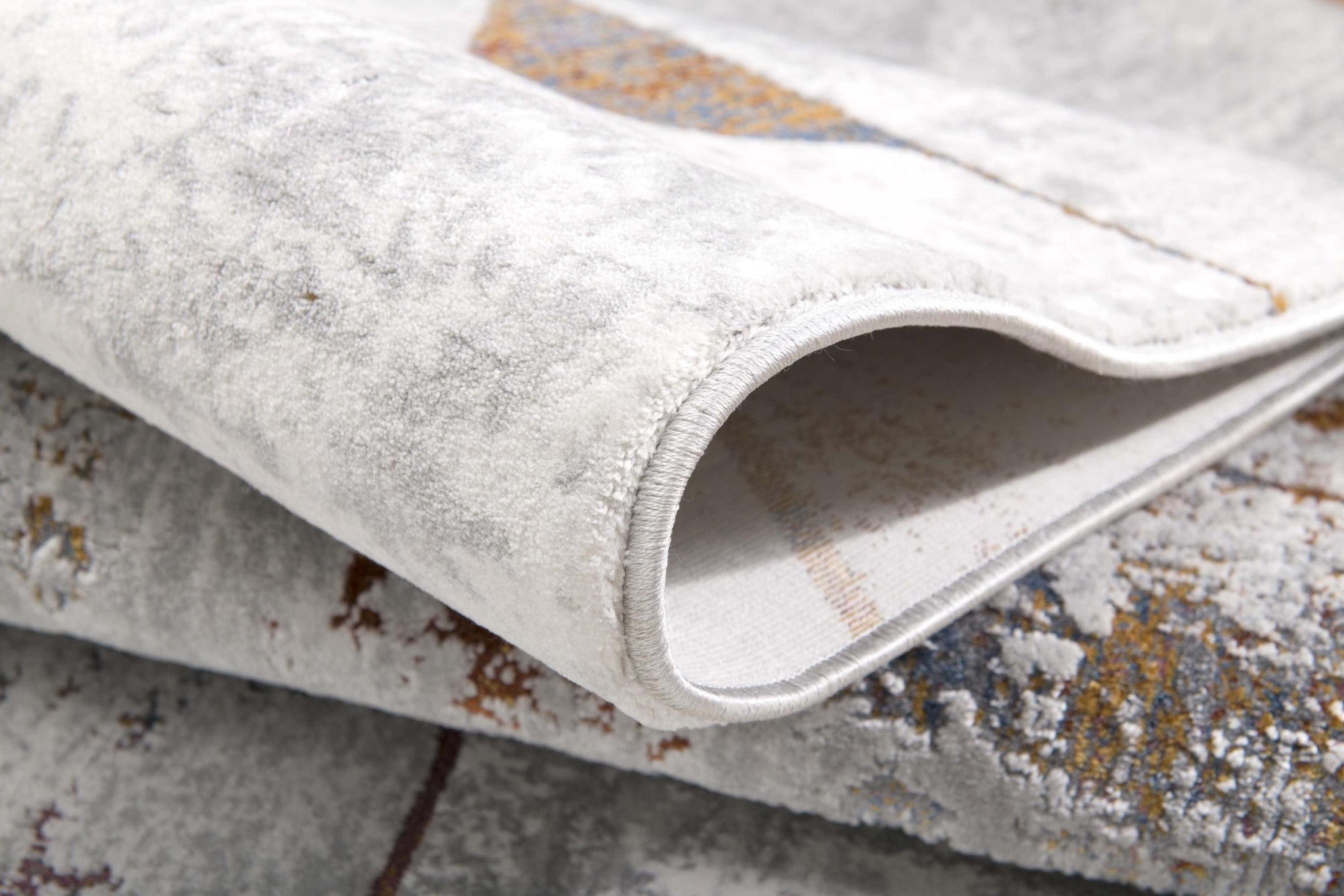 4' X 6' Grey Geometric Area Rug-Area Rugs-DECOROLALA