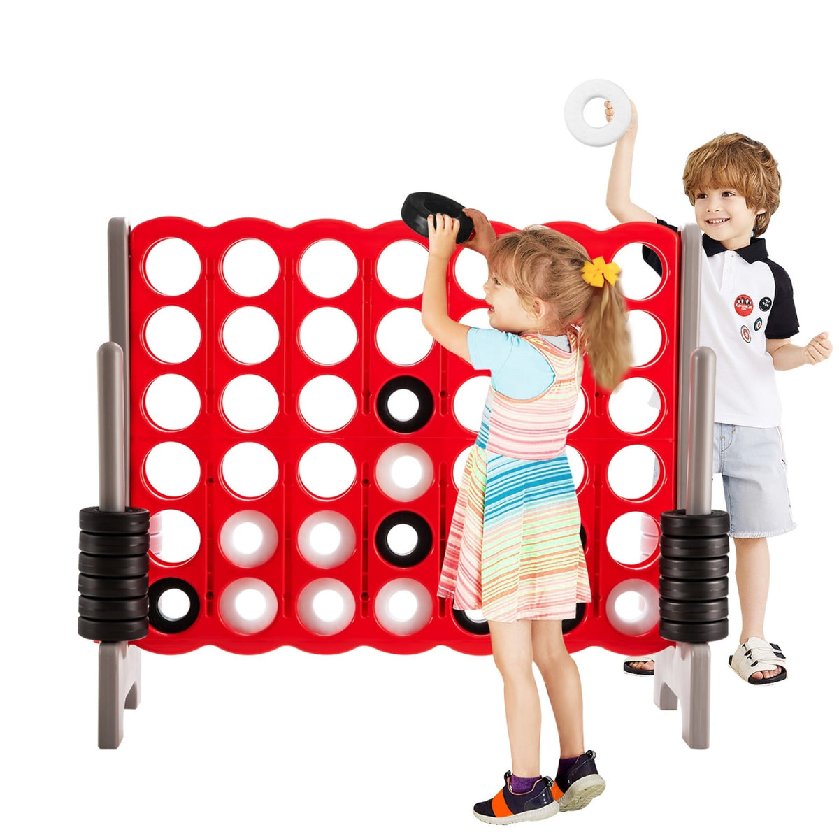 4 in A Row 4-to-Score Giant Jumbo Game Set for Family Party Holiday