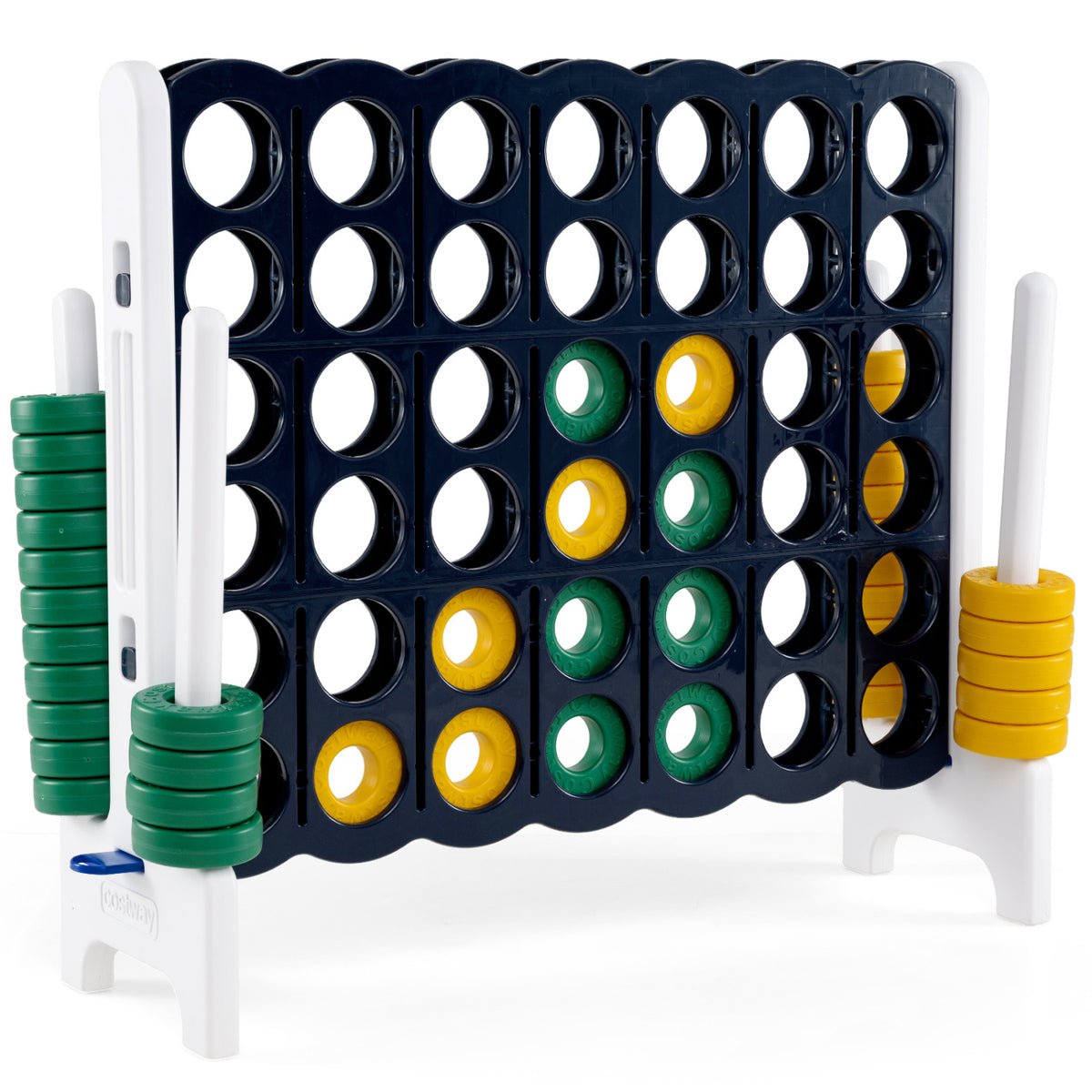 Jeu géant Puissance 4 XXL « 4 à la suite » pour fêtes de famille et jours fériés