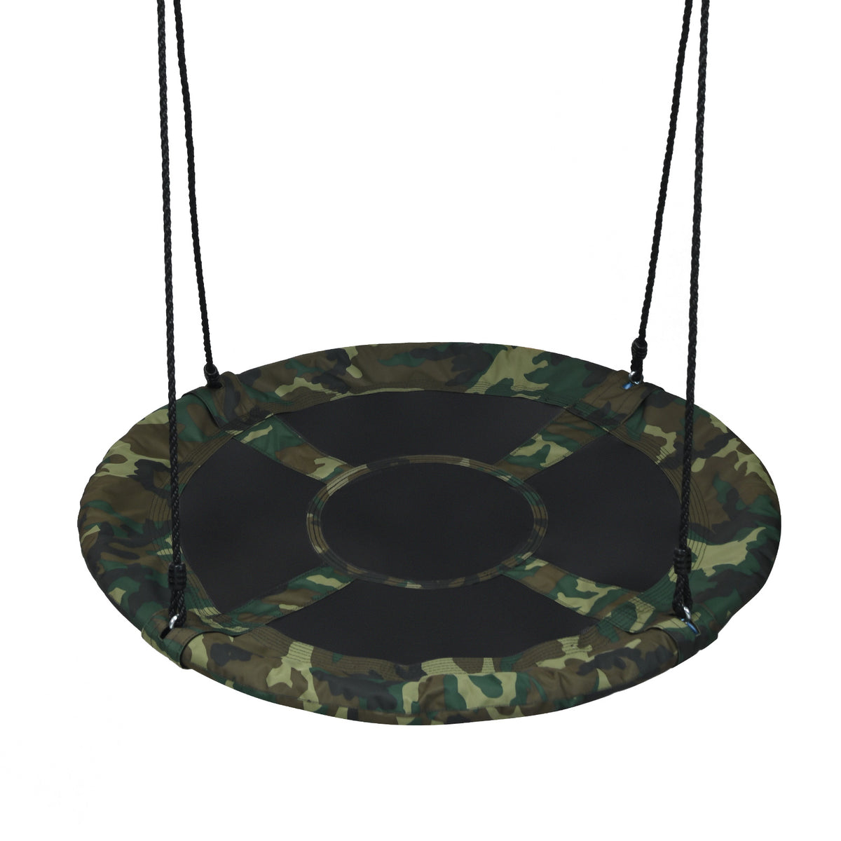 Ensemble de jeu extérieur avec balançoire soucoupe volante de 40 pouces, cordes réglables, cadeau pour enfants