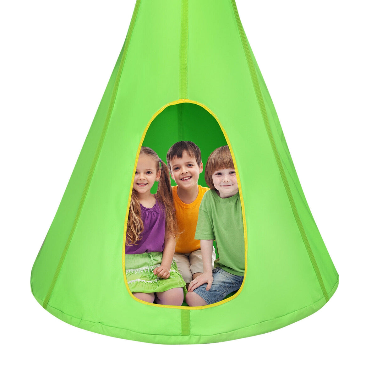 40 Inch Kids Nest Swing Chair Hanging Hammock Seat for Indoor Outdoor