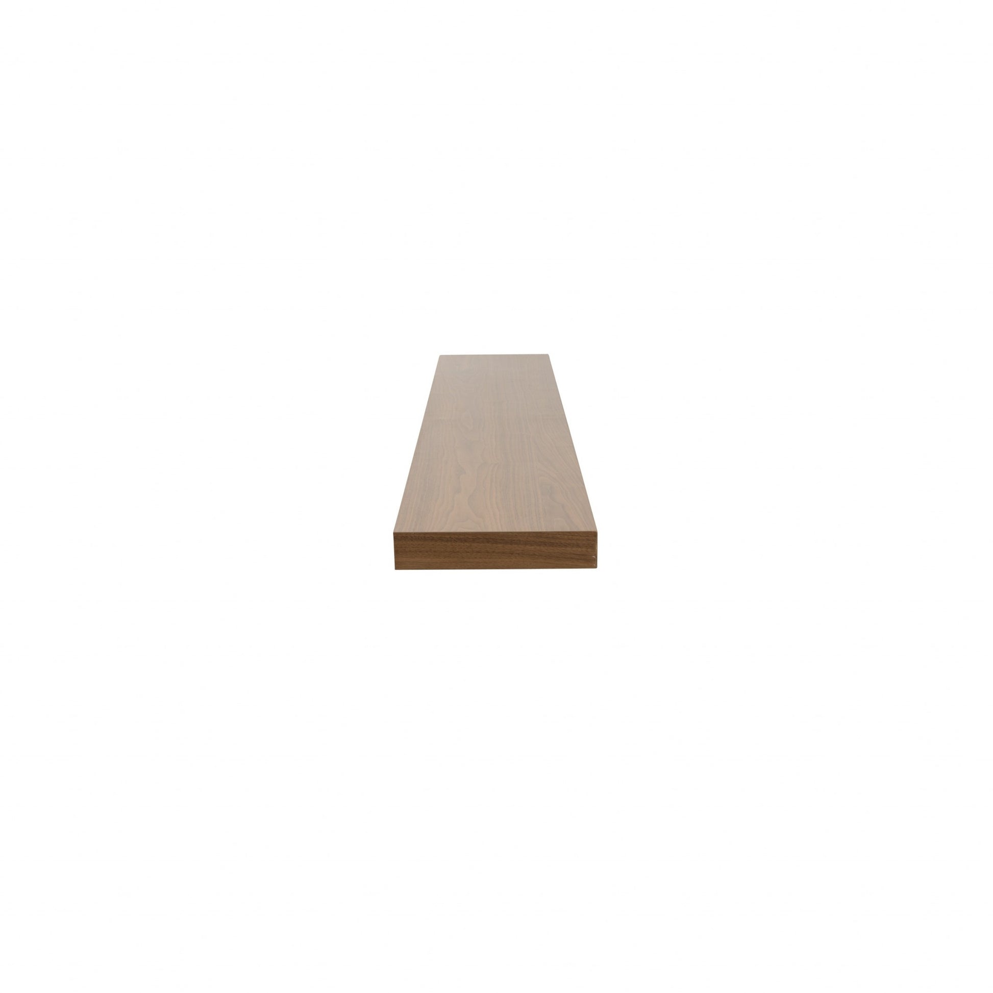 75" Brown Wooden Wall Mounted Floating Shelf-Wall Mounted Shelves-DECOROLALA