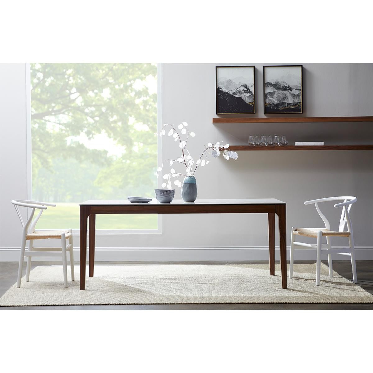 75" Brown Wooden Wall Mounted Floating Shelf-Wall Mounted Shelves-DECOROLALA
