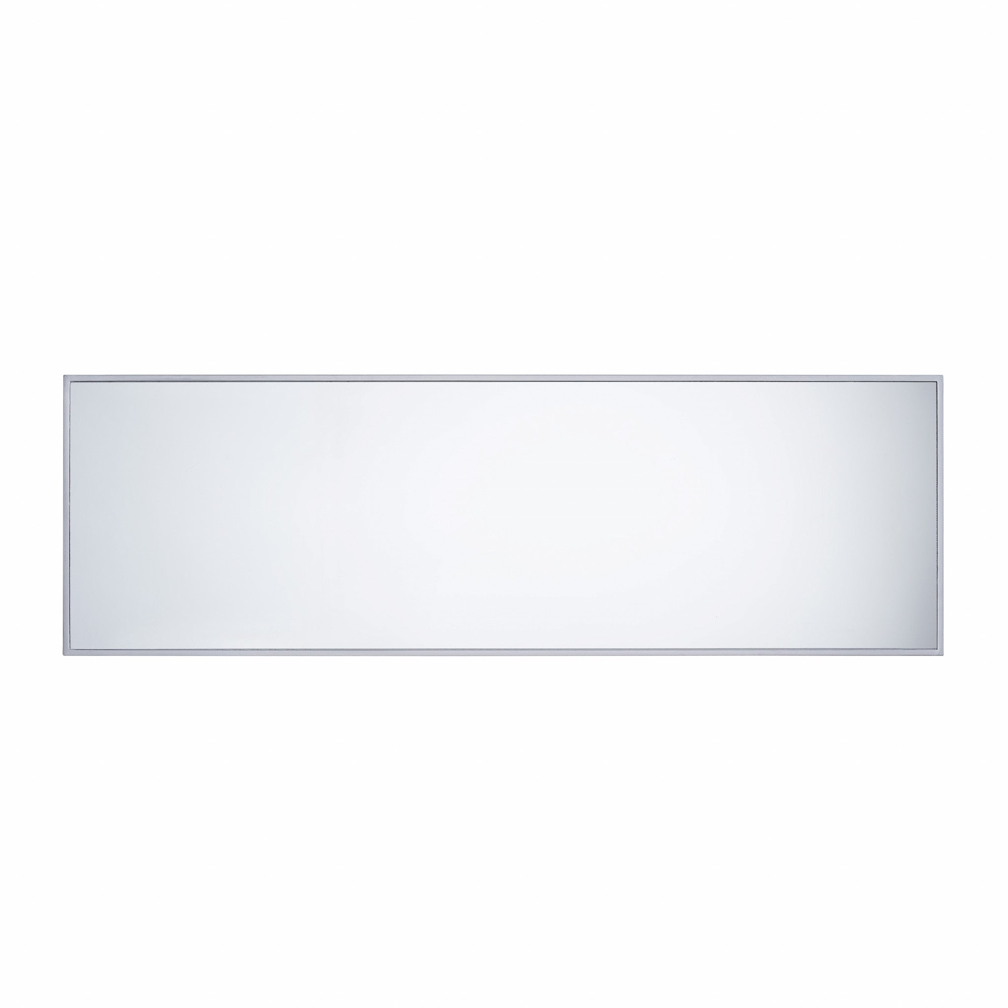 50" Silver Wood and Glass Three Drawer Credenza with Two Doors-Sideboards-DECOROLALA