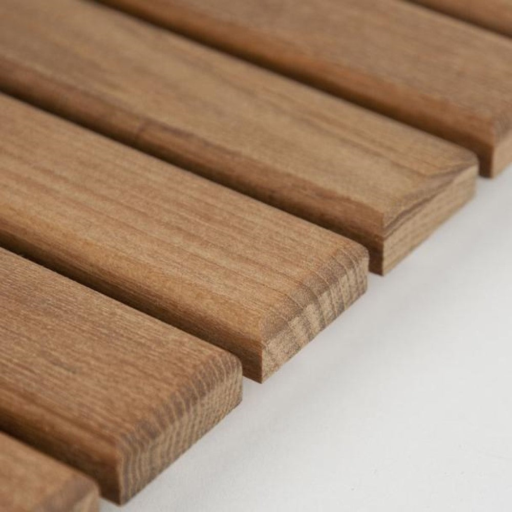 32" Premium Teak Shower Bath Mat-7
