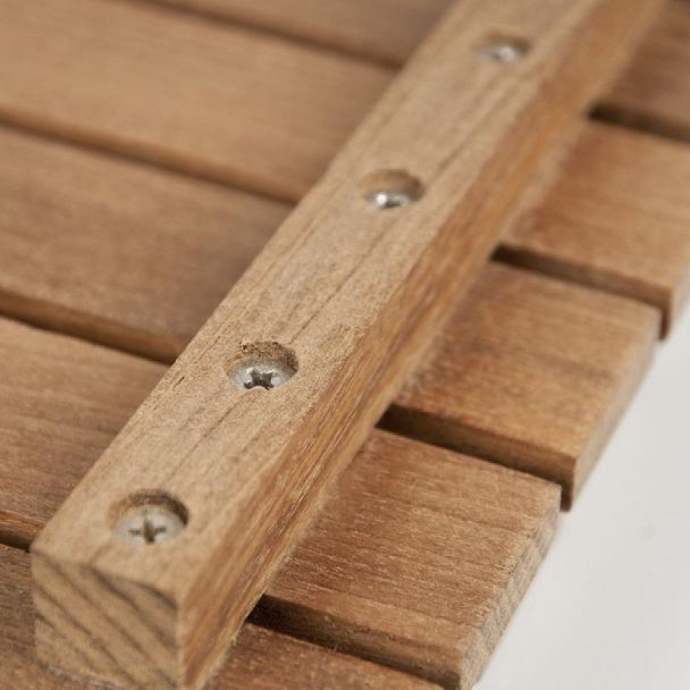 32" Premium Teak Shower Bath Mat-8