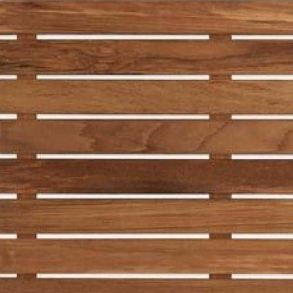 32" Premium Teak Shower Bath Mat-4